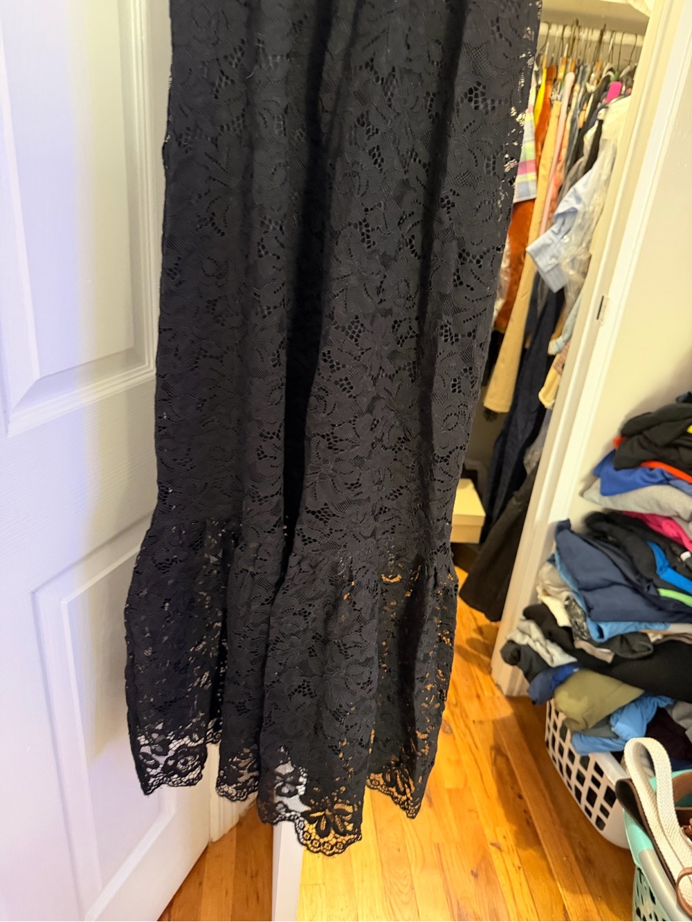 Hill House Collector’s Edition Anjuli Nap Dress in Black Lace - Picture 4 of 8